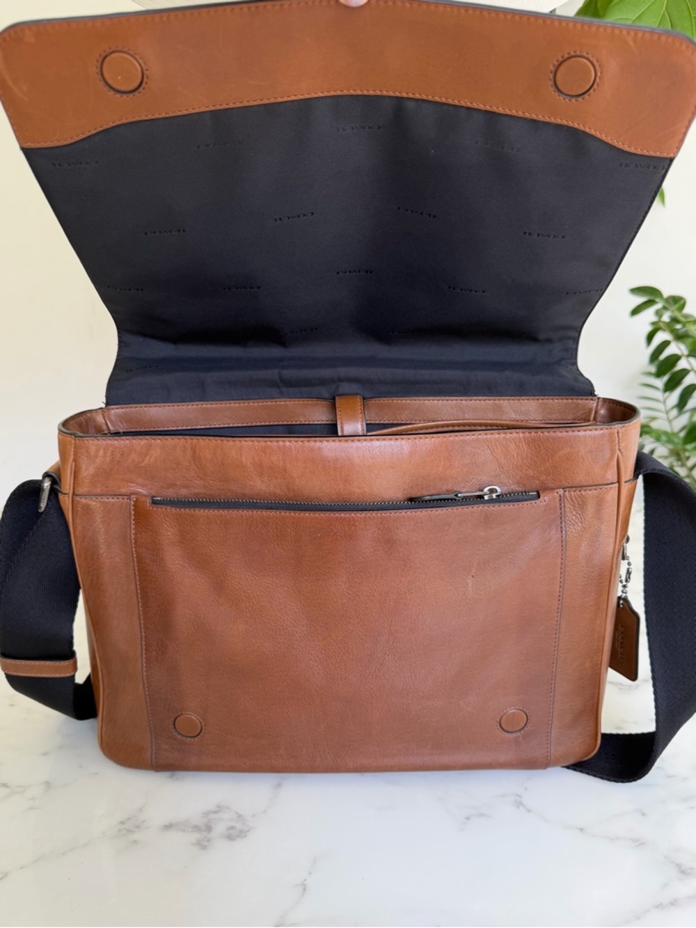 Coach Metropolitan Courier Leather Laptop Messenger Shoulder Bag Briefcase 72061 - Picture 11 of 16